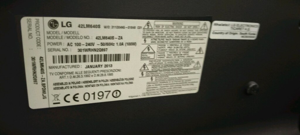 LG TV 42.inç 106 ekran - 4