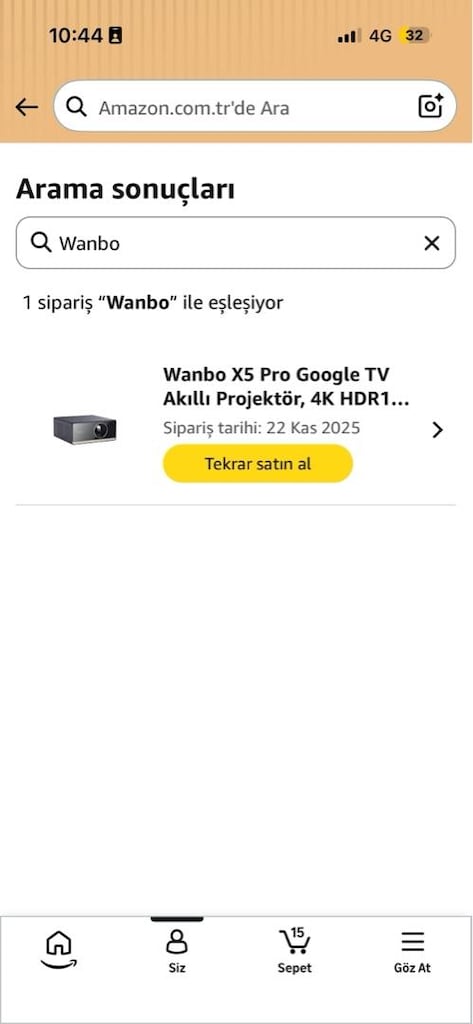 wanbo x5 pro projeksiyon 2 defa kullandim sadece - 3