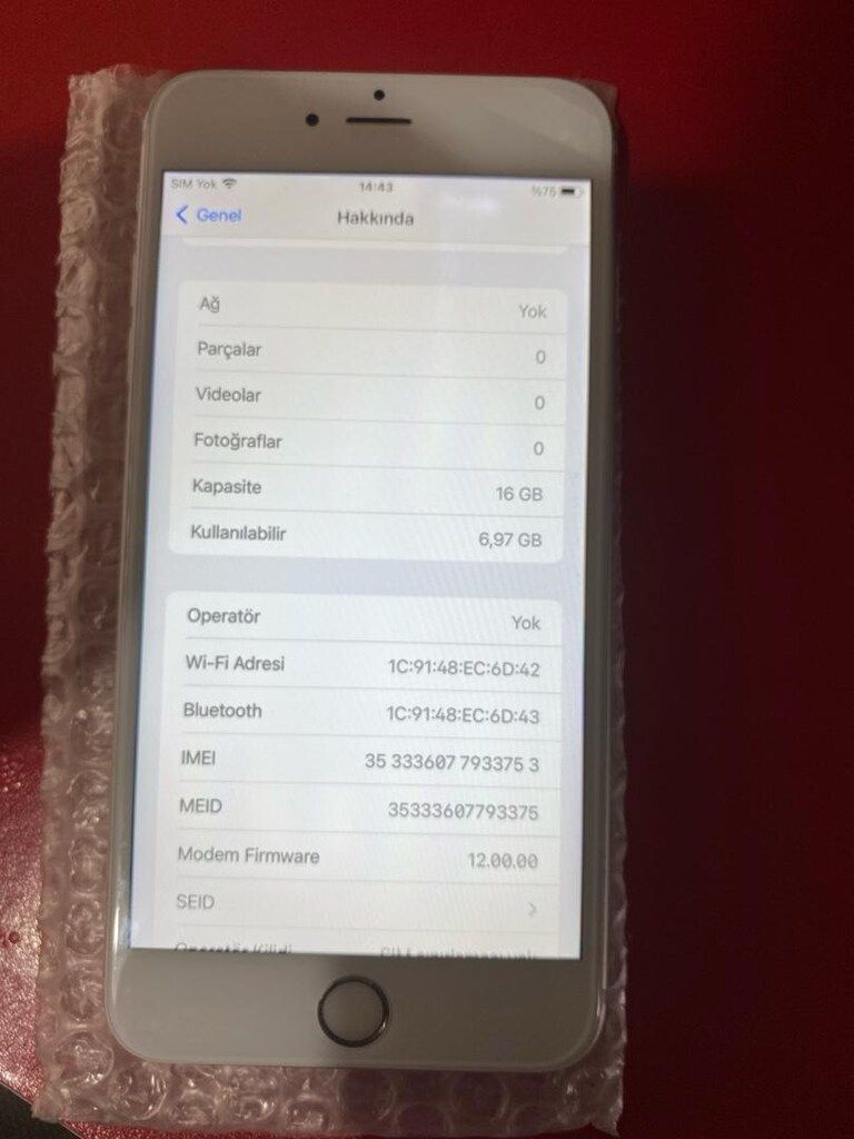 Apple 6s plus tr cihazı 16 gb - 3