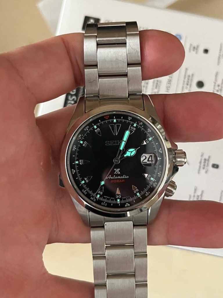 Seiko alpinist prospex SPB117J saat otomatik SPB117J1 explorer - 10