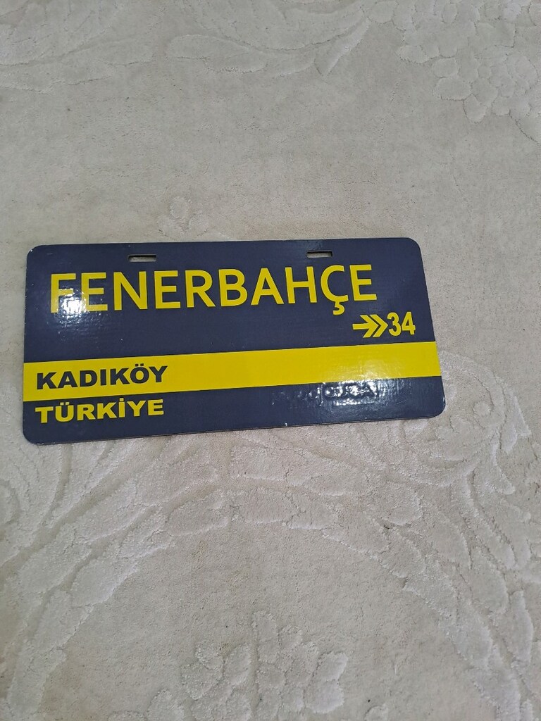 Fenerbahçe plaka - 5