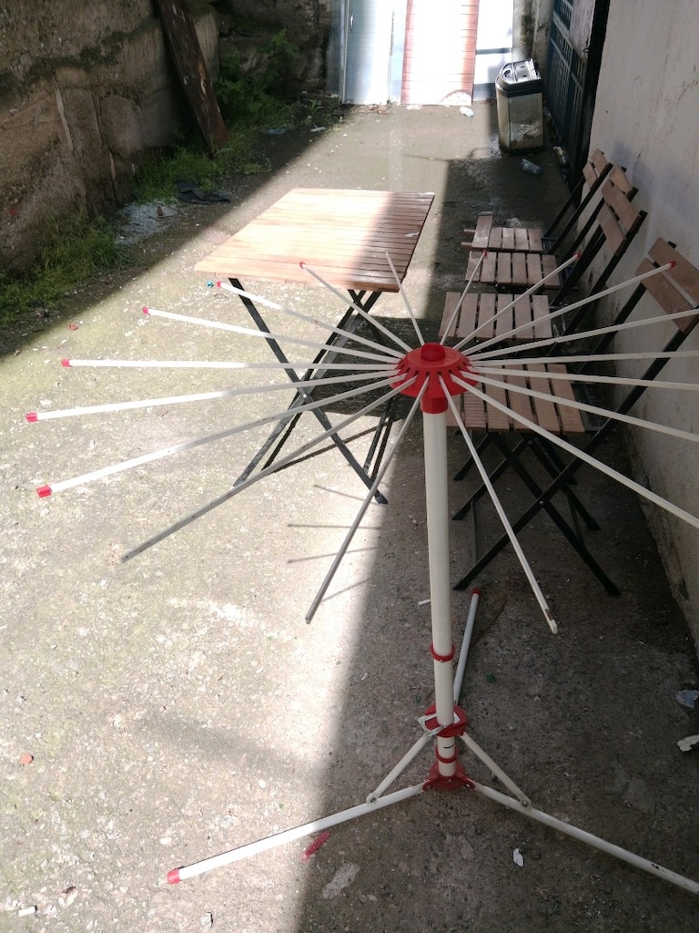 Portatif katlanabilir Çamaşır askılığı - 3