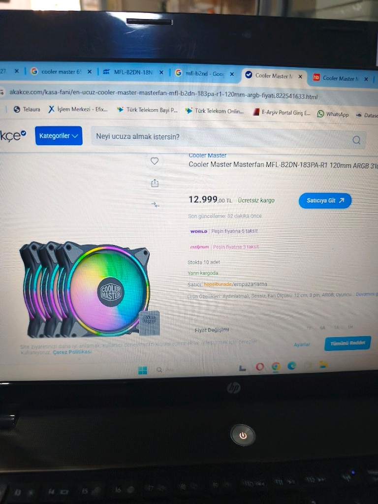 cooler master RGB kasa fanı sıfır ayarında - 3