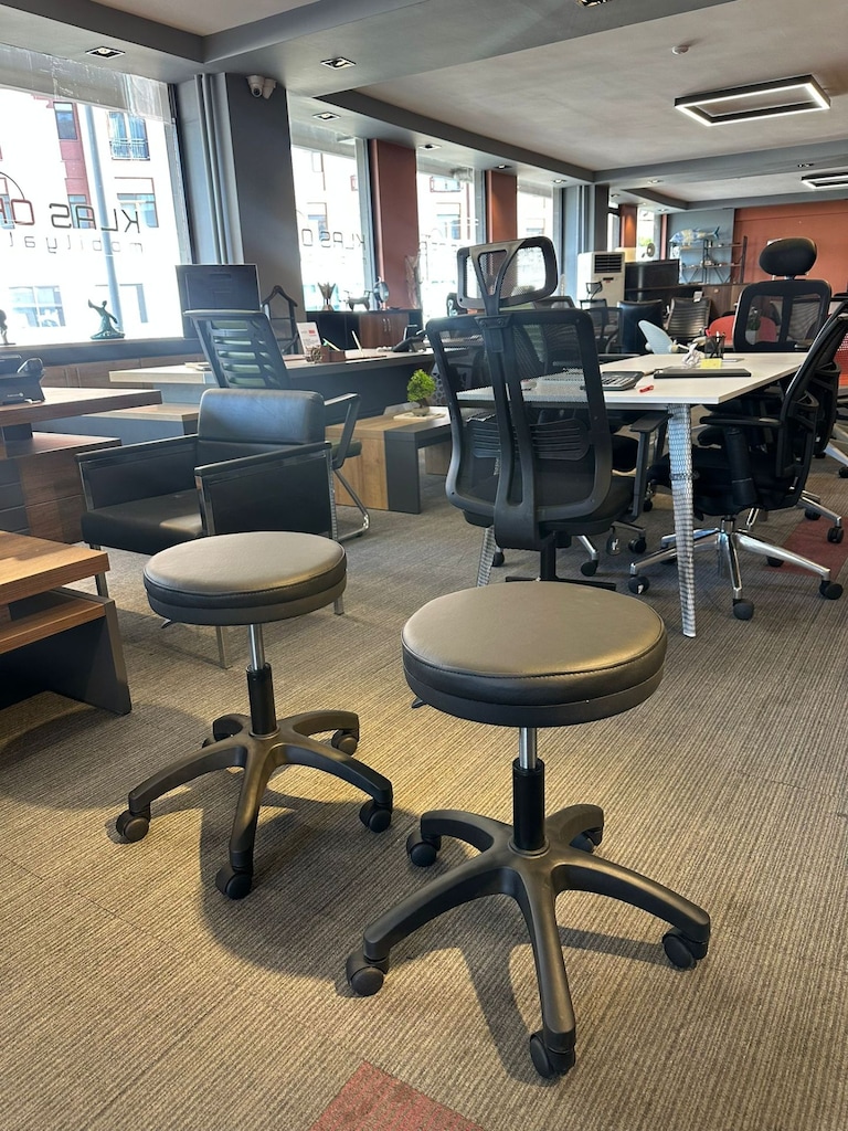KLAS OFİS ÜSKÜDAR SIFIR TEKERLEKLİ SERVİS VE ÇALIŞMA SANDALYESİ - 2