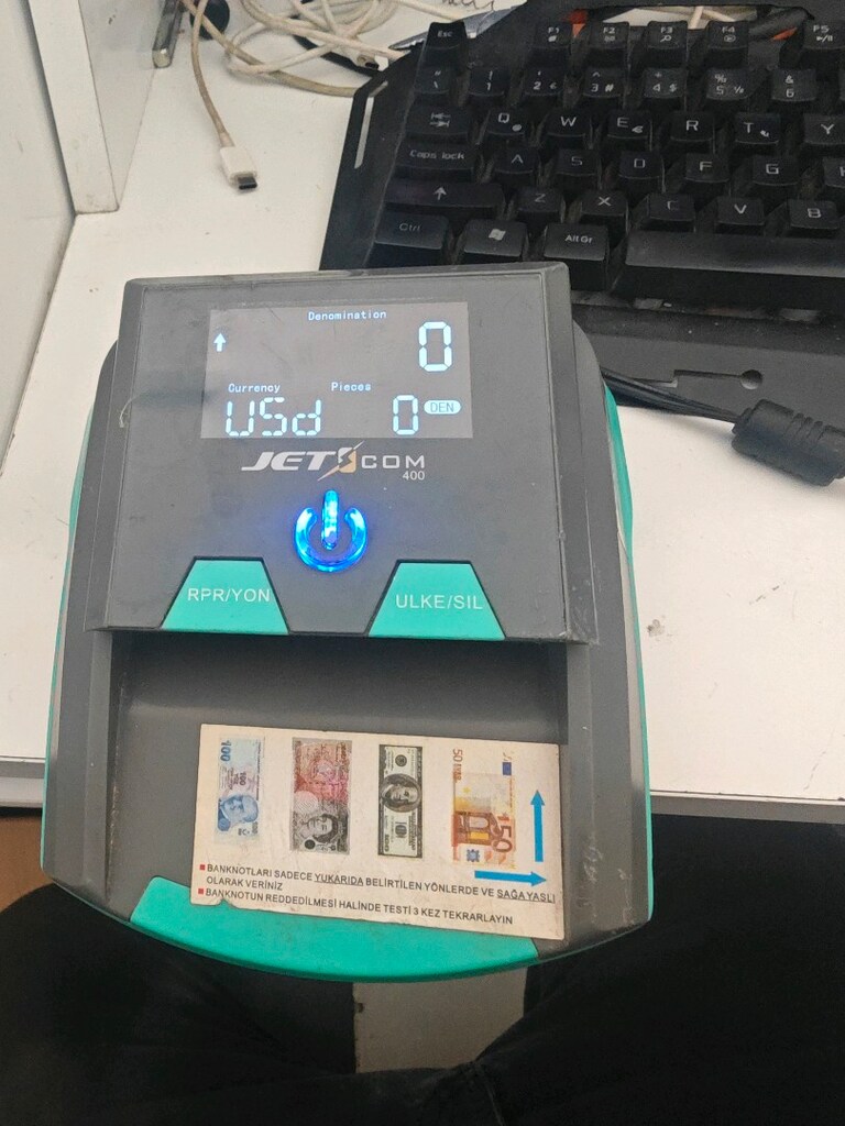 jetcom 400 sahte para tespit makinesi ürün