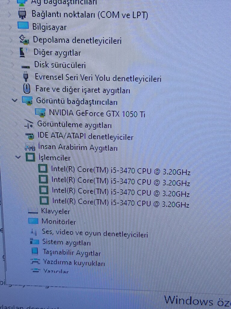 İ5 12GB RAM 128SSD 1050Tİ 22LED MONİTÖR TAKIM BİLGİSAYAR - 10
