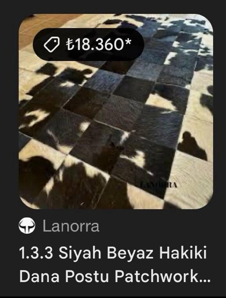 dana derisi halı - 6