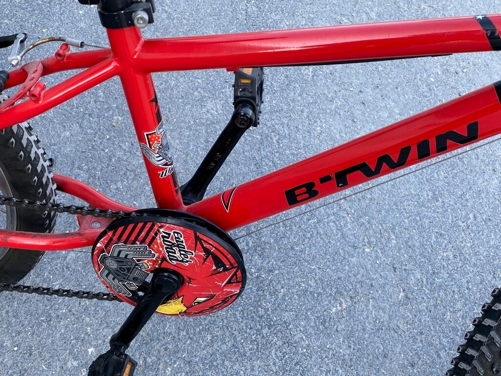BTWİN Decathlon racingboy 320 20jant 5vites kırmızı çocuk bisikleti - 8
