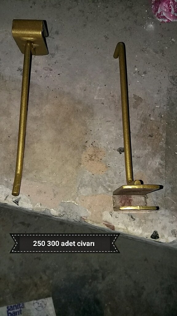 askılık mağaza için taka askılı ve ürün koymalık Sepet - 3