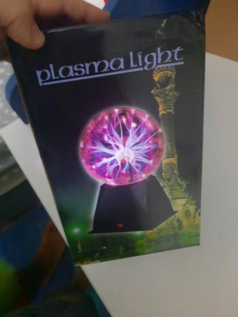 Plazma Işıklı Müzikli Küre Lamba - 8
