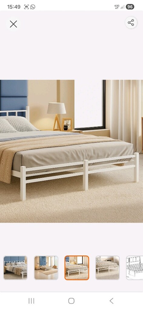 Unimet Titan Çift Kişilik Metal Karyola 160×200 - 3