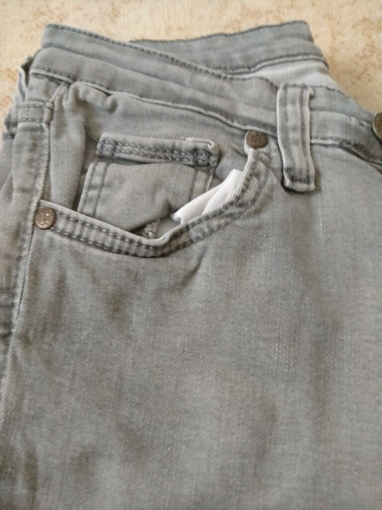 kot pantalon gri renk blue jeans - 3