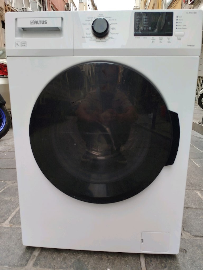Dijital ekran 9 kilogram inverter motor Altus çamaşır makinesi origina - 4