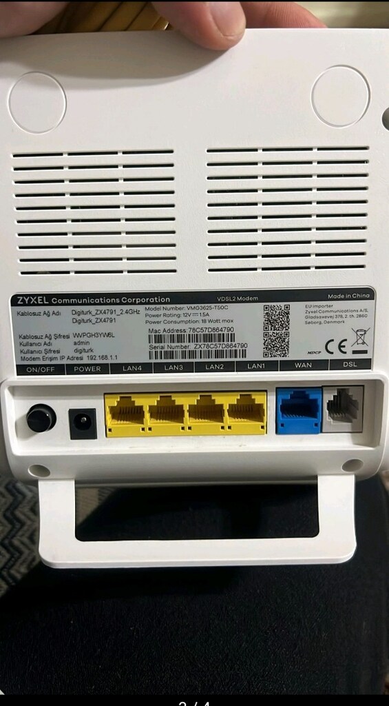 Sıfır Digiturk Fiber Modem - 2