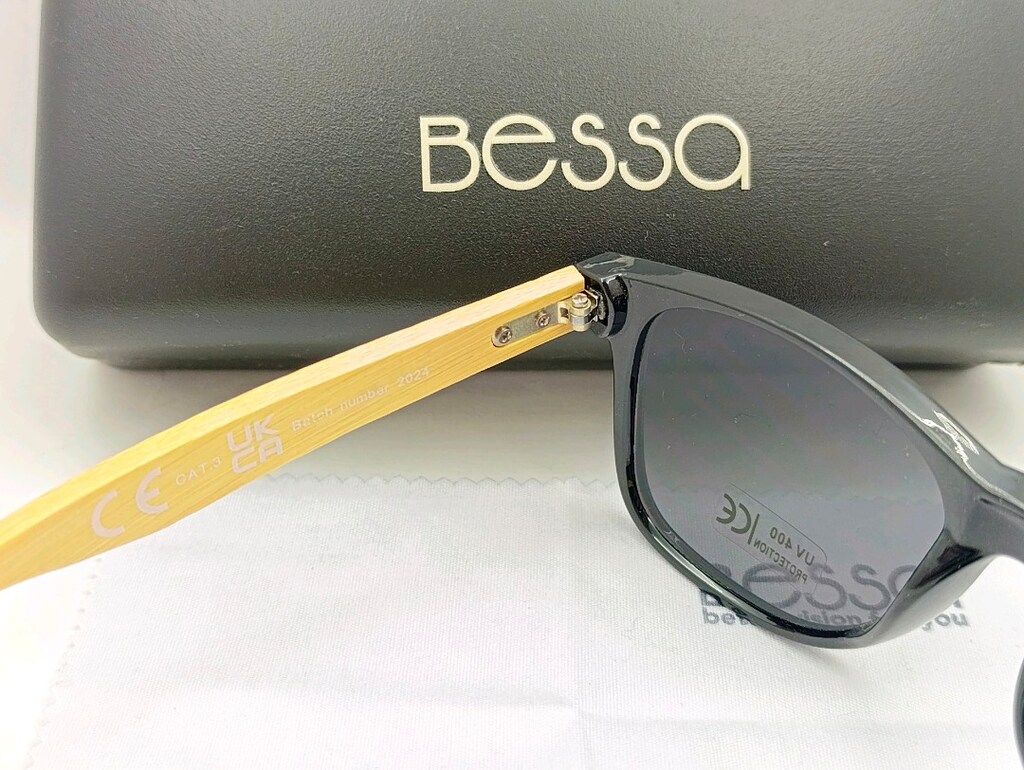 SIFIR KUTUSUNDA, BESSA (BAMBU) UV400 FİLTRELİ GÜNEŞ GÖZLÜĞÜ - 5