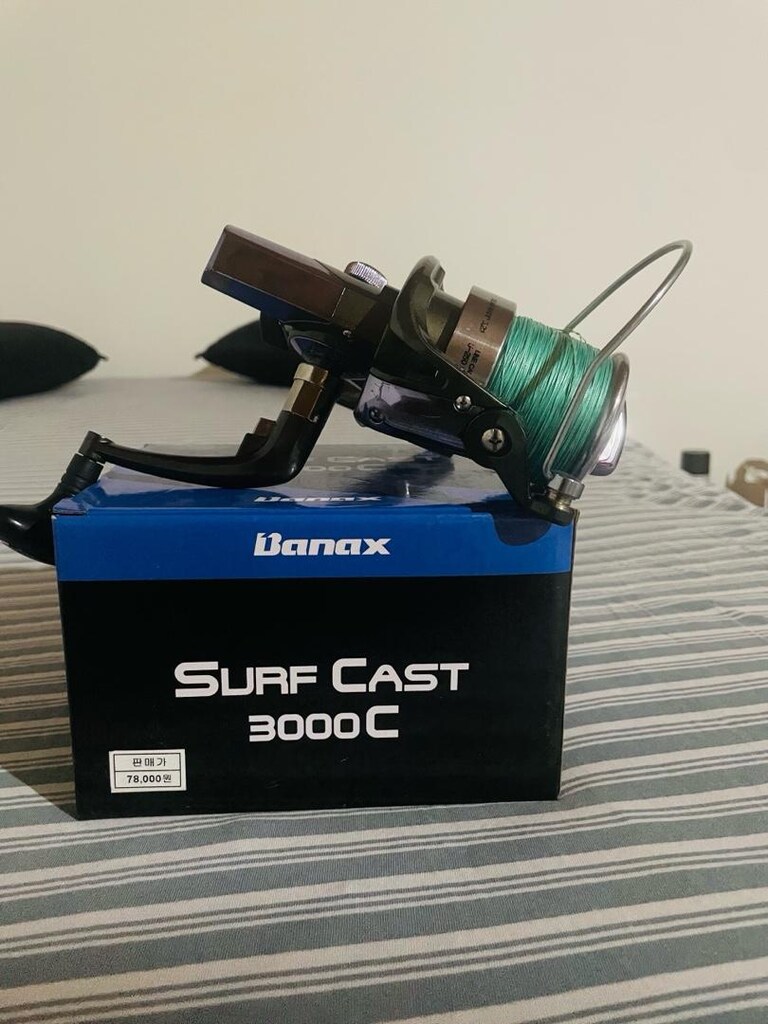 banax surf cast 3000c ipi üzerinde temiz kullanılmış - 3