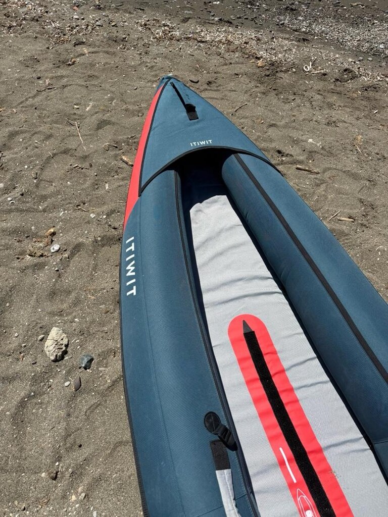 decathlon Kano + kürek+pompa+su geçirmez çanta/kilif - 2