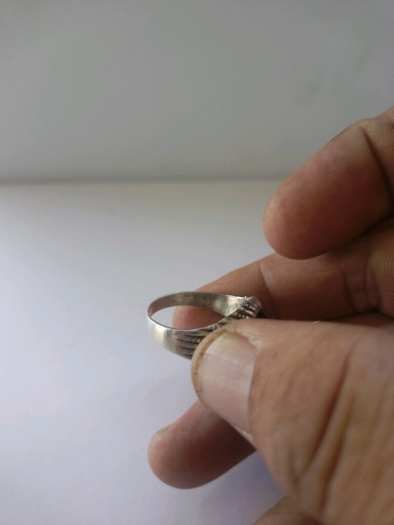 gümüş yüzük siyah taşlı - 12