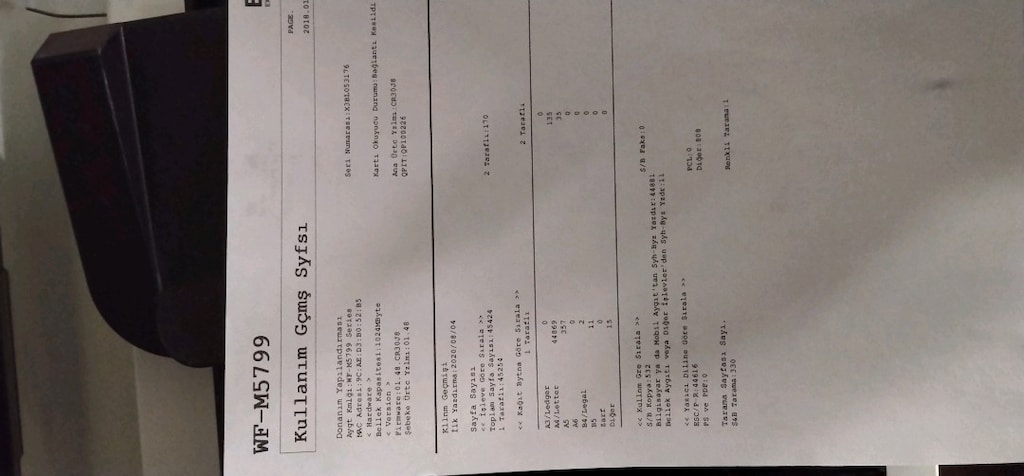 Epson WorkForce Pro WF-M5799DWF Wi-Fi nfc Mürekkep Püskürtmeli - 5