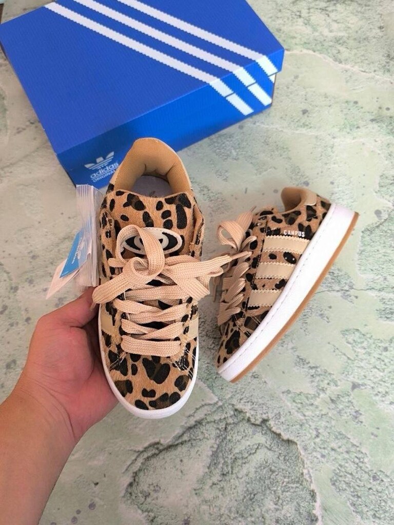 Adidas Campus Leopar Kadın Ayakkabı 36-38 - 4