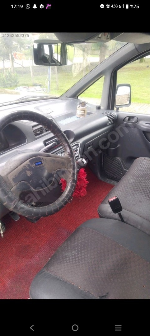 Fiat scudo 1.9 D 7+1 otomobil ruhsat 2001 model dolmuş çıkması - 5