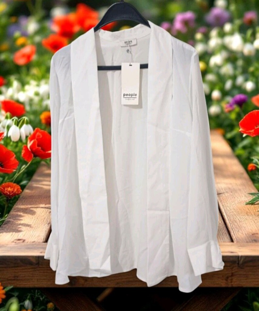 Fabrika Zarif Dökümlü Kimono Ceket - 3
