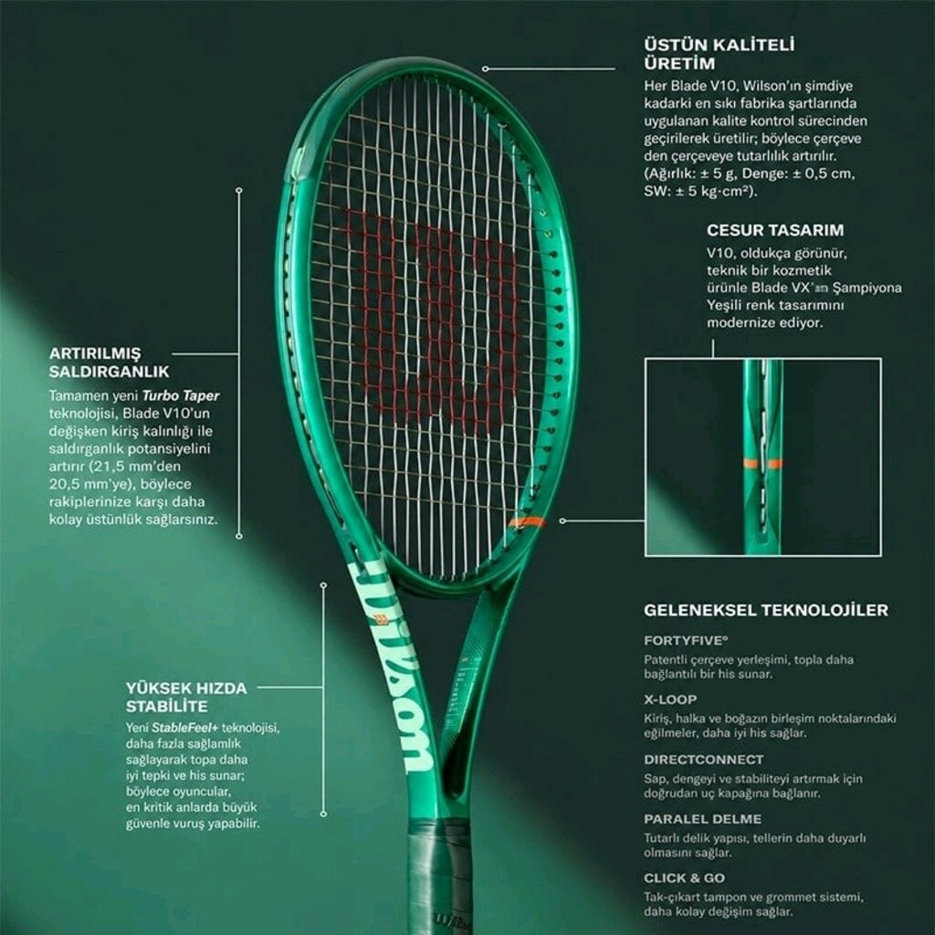 Wilson blade v10 98 l2 305 gr - 2
