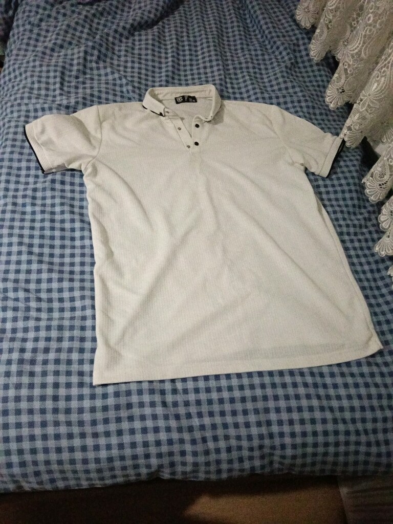 Polo Yaka Beyaz T-Shirt