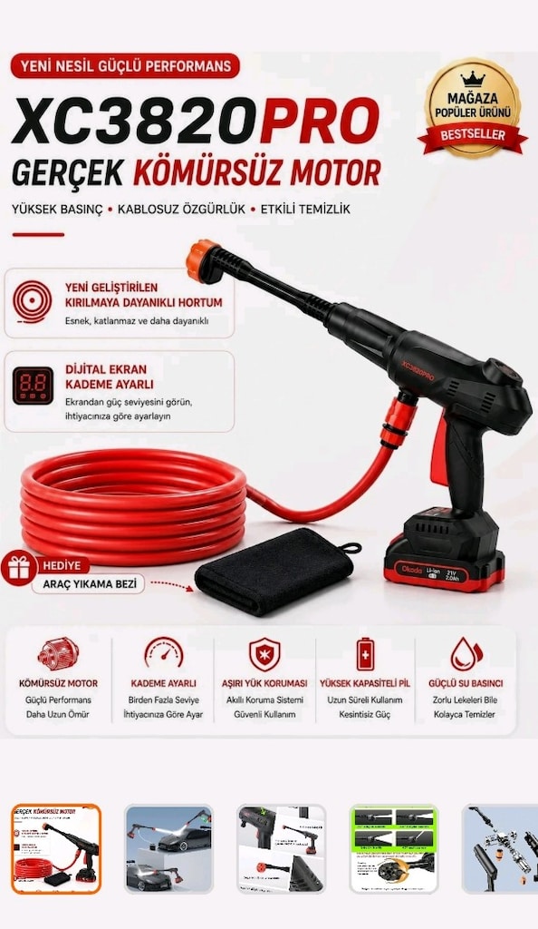 basınçlı yikama tabancası seti - 2