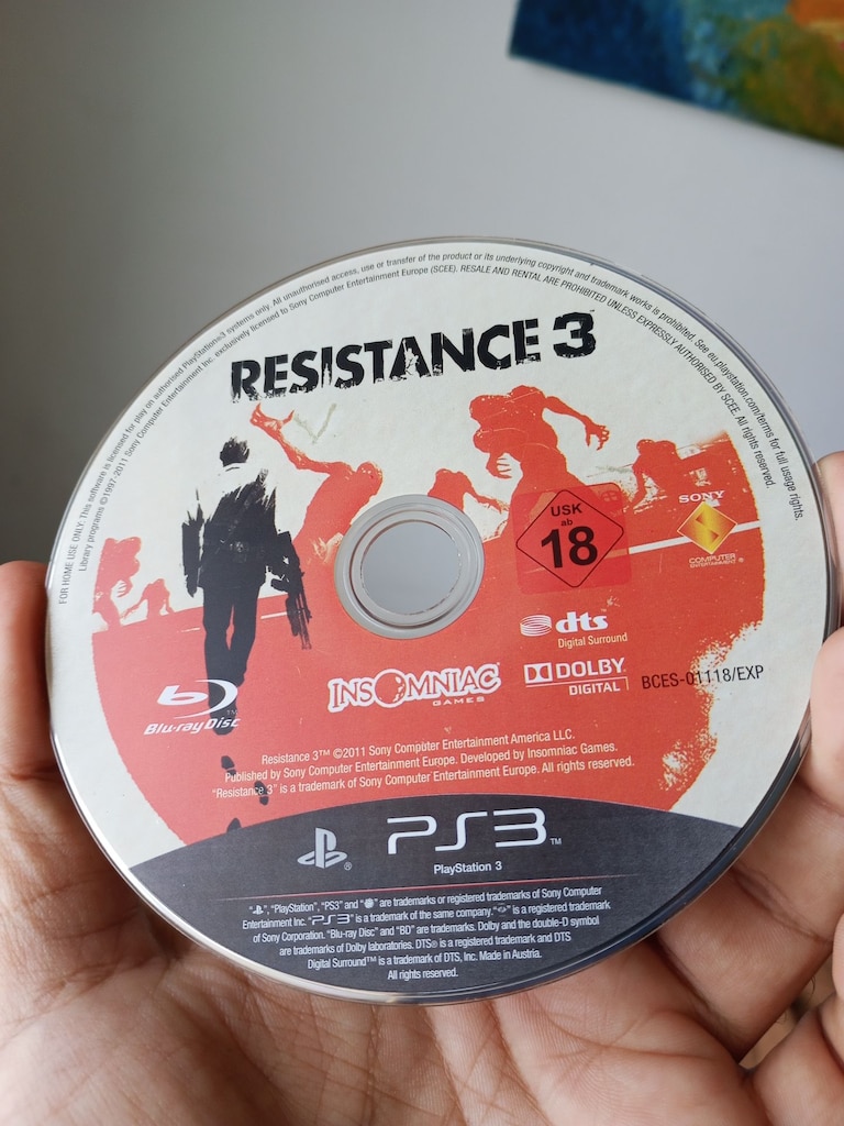 Resistance 3, Orjinal PS3 Oyun CD - 4