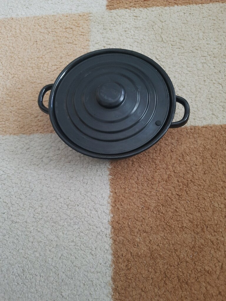 TESLİM YERİ:AKÇAY SIFIR GİBİ EMAYE BİBER KÖZLEME TENCERESİ ÇAP:24 CM - 4