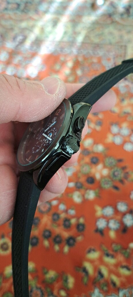 sıfır TAGHEUER CARRERA pilli kronografli karbon kasa slikon kordonlu s - 5