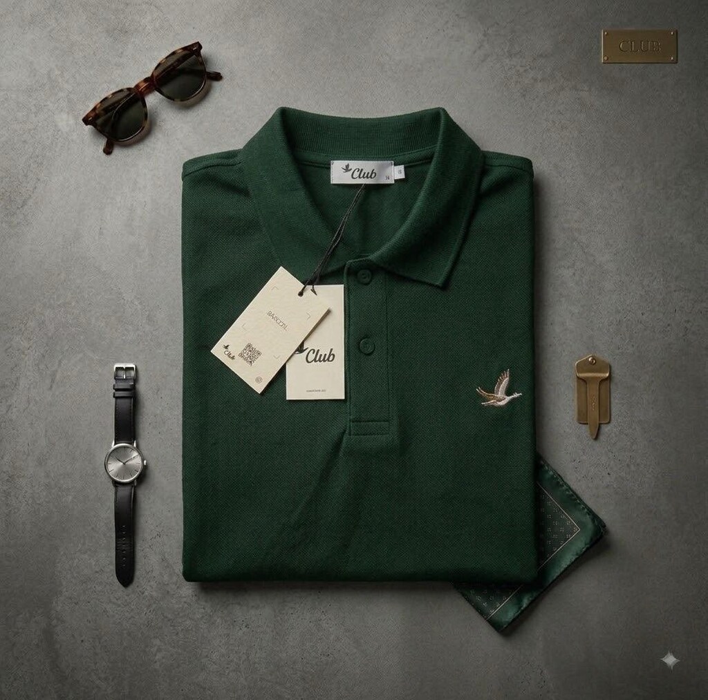 Lacivert Polo Yaka T-shirt — görsel 4/4