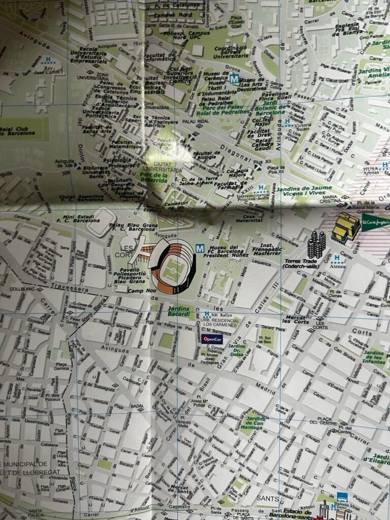 Barcelona Map / harita. - 4