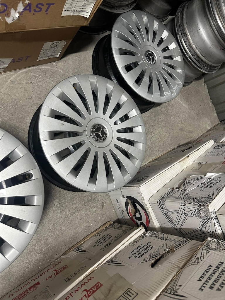 17 JANT 5X112 MERCEDES VİTO DEMİR-KARA-SAC JANT TAKIM SIFIR GİBİ - 3