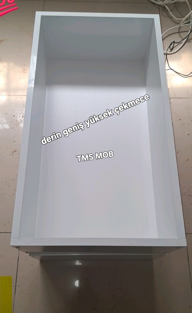 Şifonyer Mdf 3 açılır teleskopik ray Büyük Ebat 150x80x55cm herrenk - 3