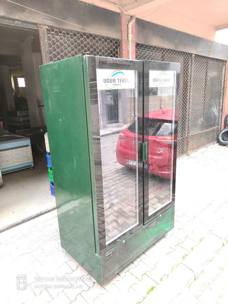 meşrubat dolabı içecek dolabı çift kapaklı kola su ayran dolabı - 16