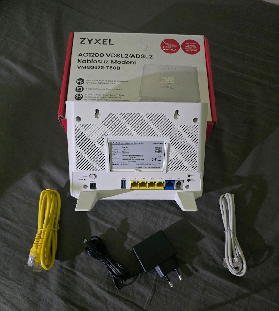 ZYXEL MODEM SIFIR KULLANILMADI - 3