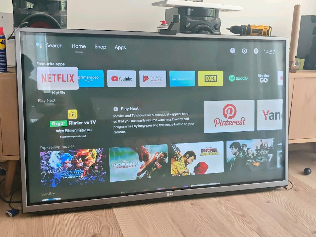 LG 50PM6800-Zf Plazma 3D 127cm ekran Full HD tv