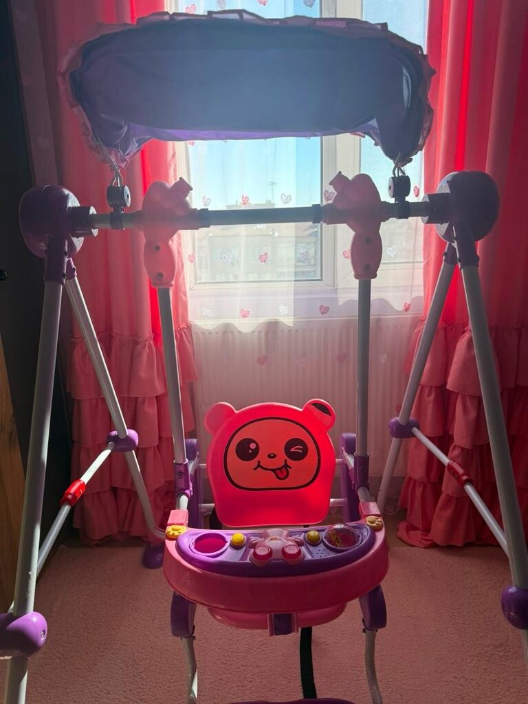 ev tipi bebek salıncak ve kaydırak - 5