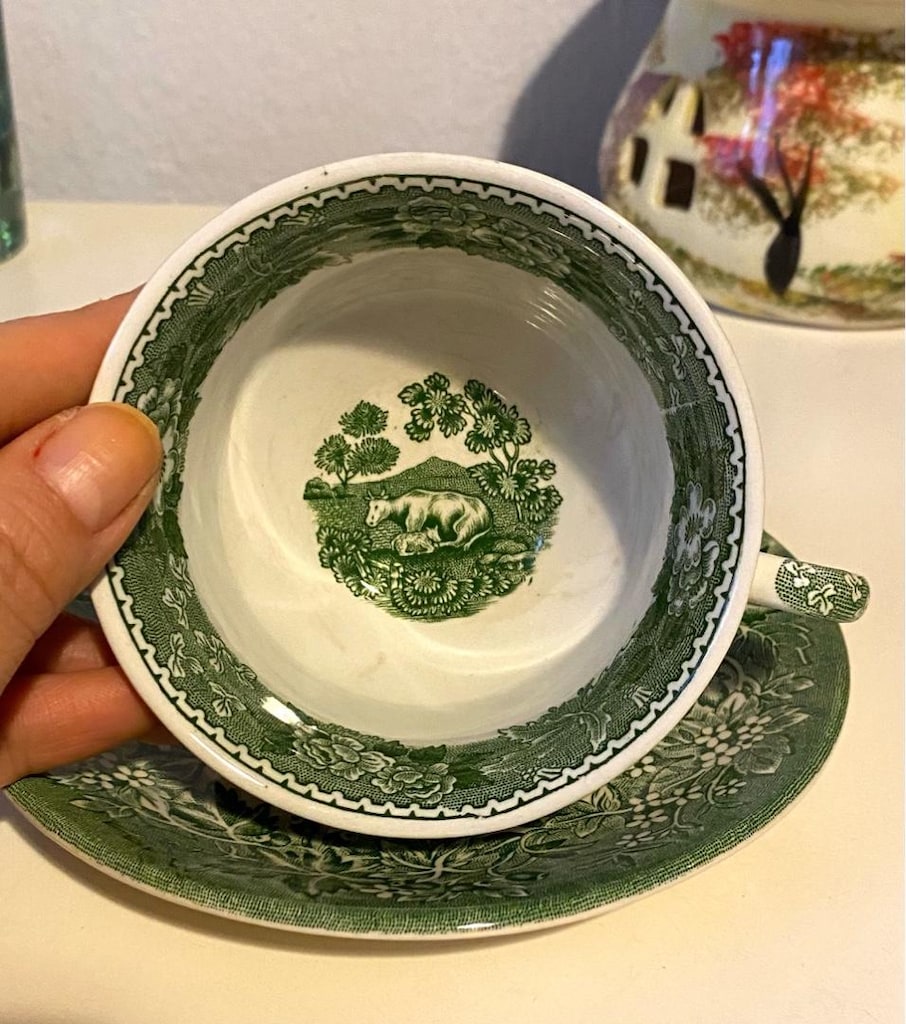 Antika İngiliz ADAMS & WEDGWOOD Çay Boy Fincan
