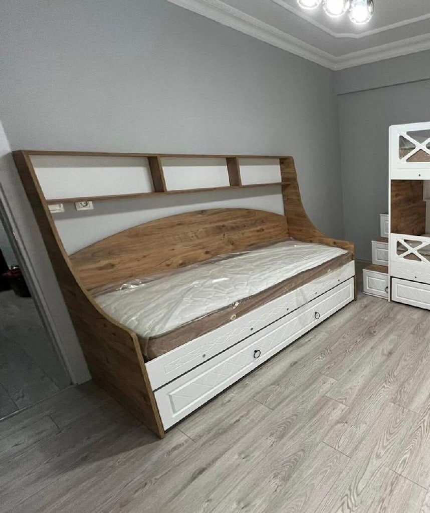 YAVRULU KARYOLA KOMPLE MDF ÇELİK DESTEKLİ - 4