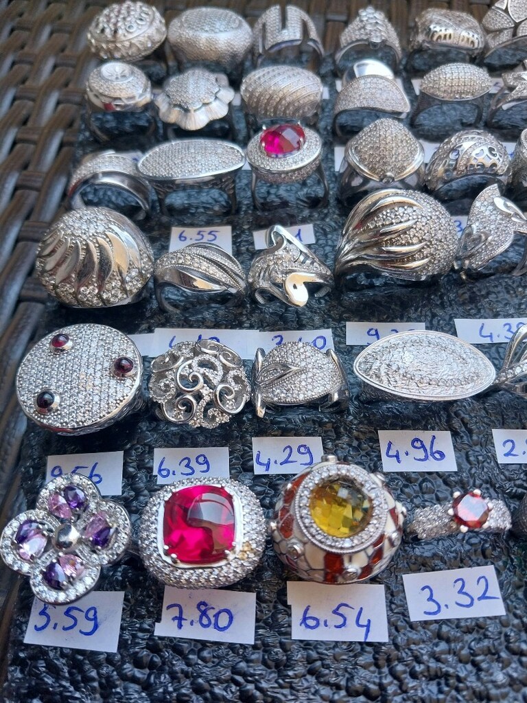 925 Ayar Gümüş Yüzükler GRAM 200 LİRA Sıfır Ürün Hiç Kullanılmadı - 3