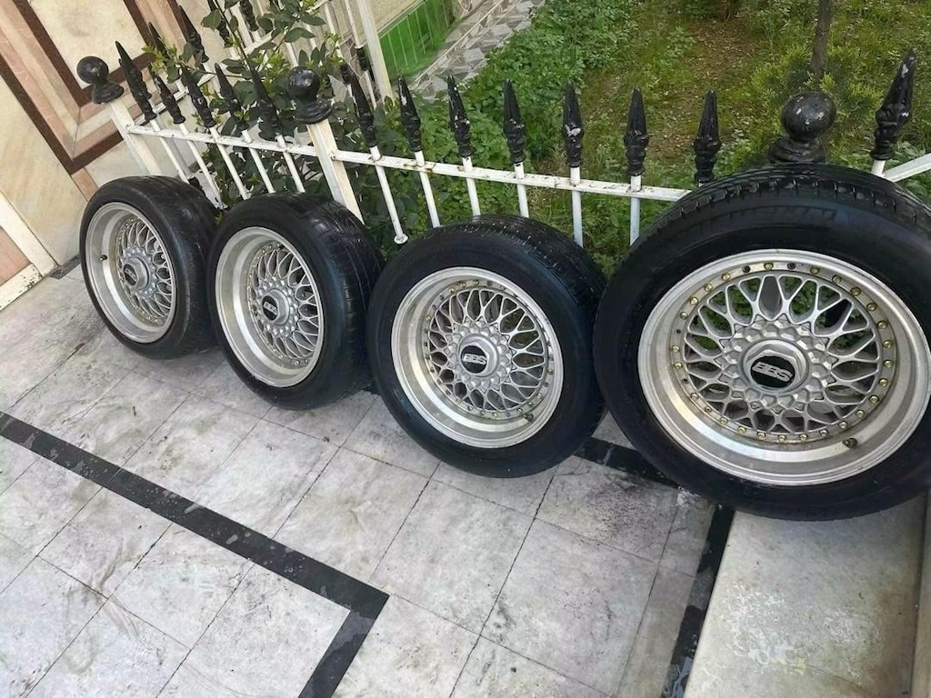SPORT BBS RS 2 ÇELİKJANT lastik1.adt 1.Adt Michelin petlas 215.55.16 - 5