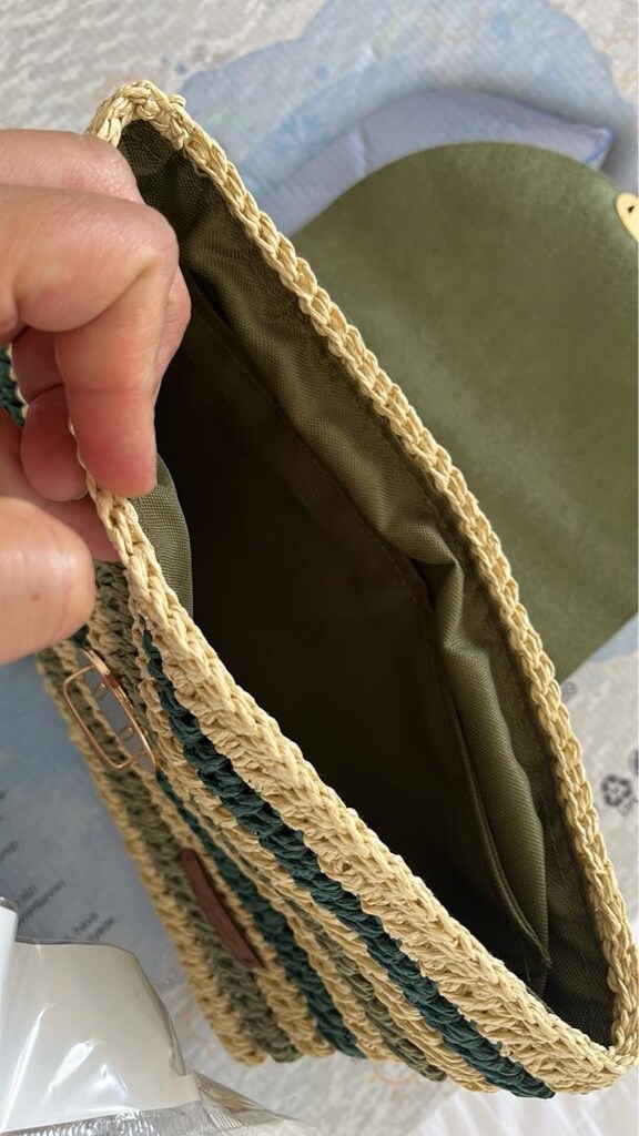 çanta kağıt ipten CLUTCH ÇANTA - 2