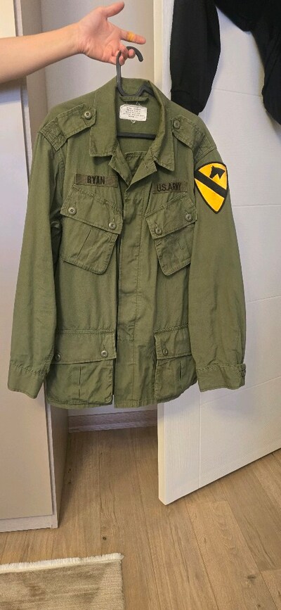vintage 1960 usa m64 vietnam asker ceketi