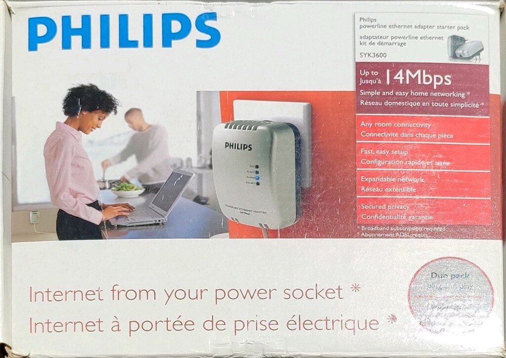 Powerline Eternet Adaptörü 14 Mbps - 4