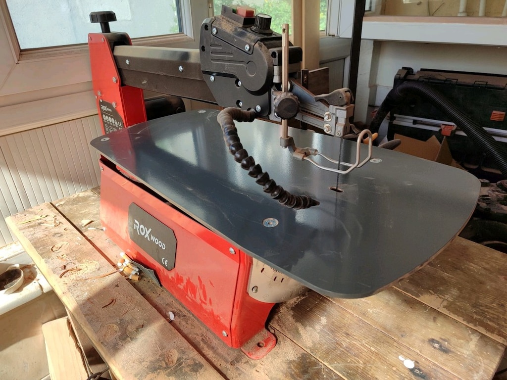 Roxwood 0292 değişken hızlı açılı kıl testere dekupaj makinası 560 mm - 3