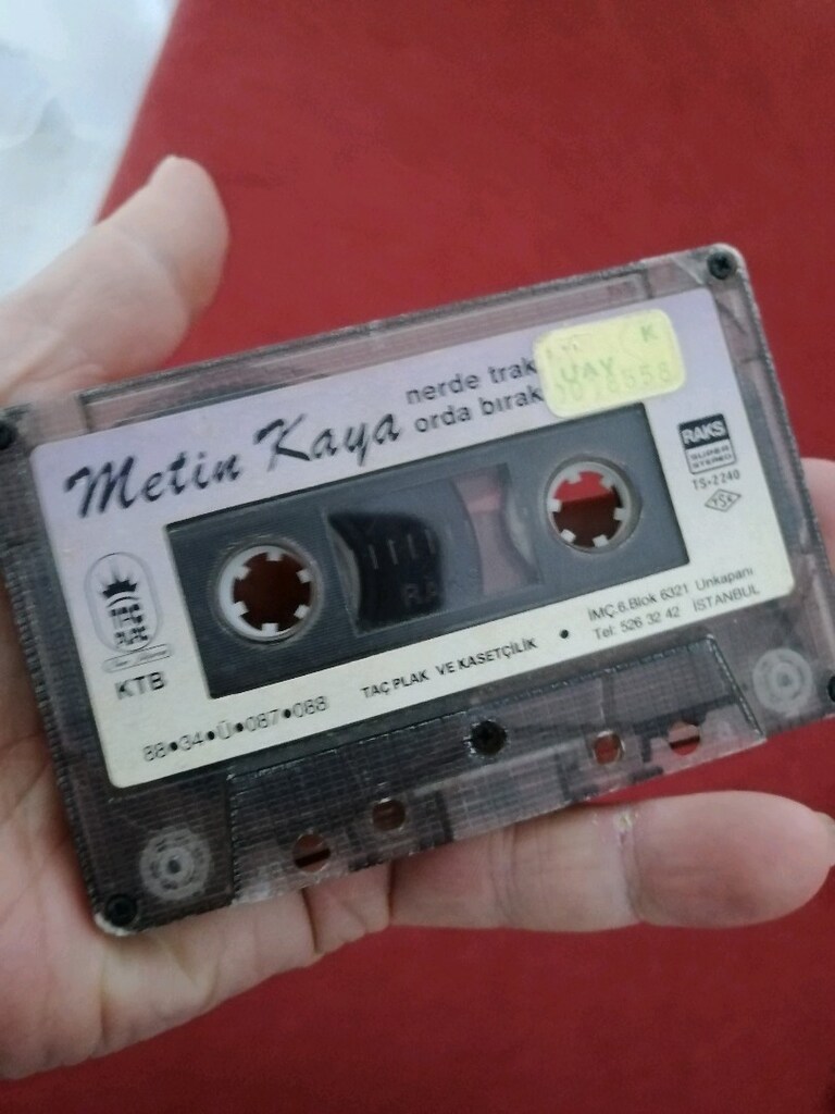 METİN KAYA /NERDE TRAK ORDA BIRAK KASET NADİR BULUNUR - 6