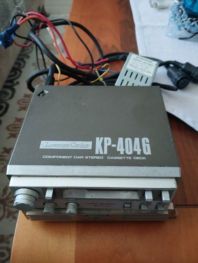 Pioneer KP-404G Component Car Stereo Cassette DeckStereo Main Amplifie - 2